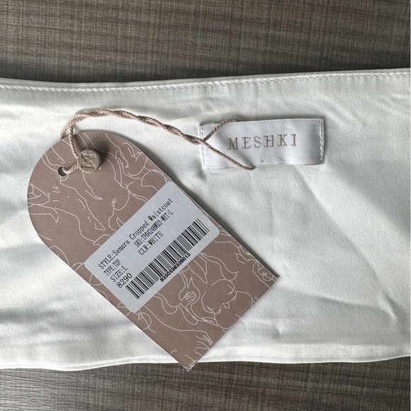 MESHKI WHITE TOP - Picture 2 of 3